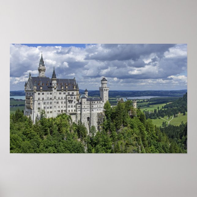 Póster Castillo Neuschwanstein - Alemania (Frente)