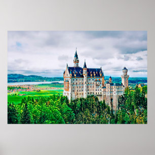 Póster Castillo Neuschwanstein - Poster