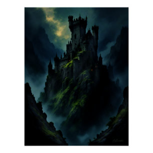Póster Castillo oscuro