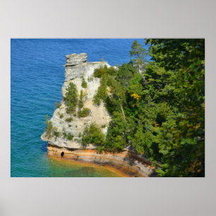 Póster Castillo poster/Miners Península Superior Michigan