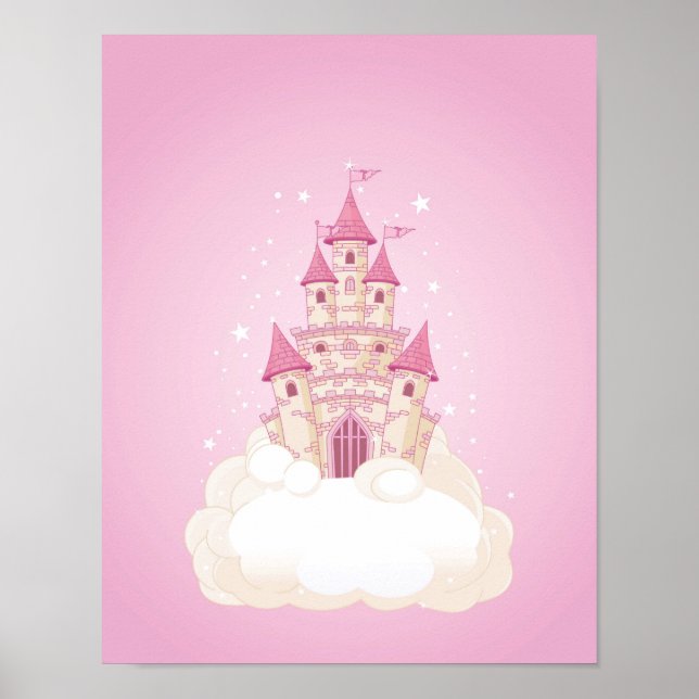 Póster Castillo Princesa Rosa (Frente)
