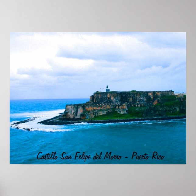 Póster Castillo San Felipe del Morro - Fuerte del Viejo S (Frente)