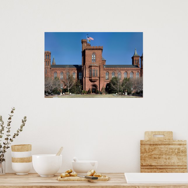 Póster Castillo Smithsonian en Washington, D.C. (Cocina)