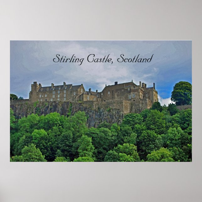 Póster Castillo Stirling, Escocia (Frente)
