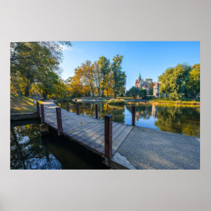 Póster Castillo Vajdahunyad de la Serenidad de Otoño en B