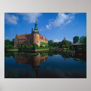 Póster Castillo Vittskovle, Skane, Suecia