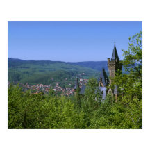 Castillo, Wernigerode, Sajonia Anhalt, Alemania