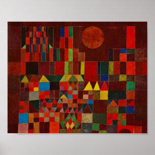 Póster Castillo Y Sol Paul Klee