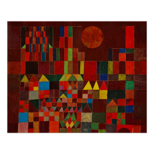 Póster Castillo Y Sol Paul Klee
