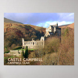 Póster Castle Campbell - Poster Campbell Clan