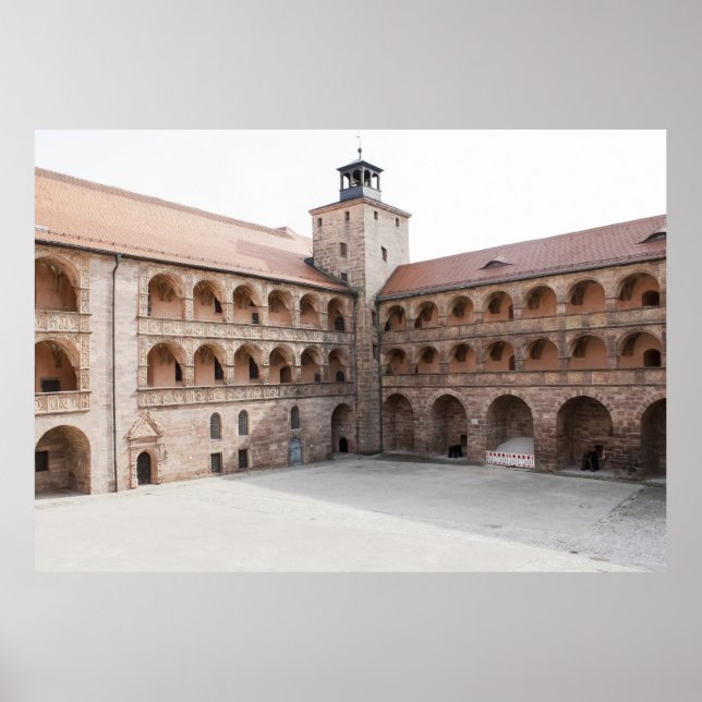 Póster Castle Courtyard (Frente)