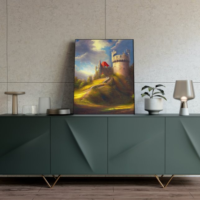 Póster Castle Digital Fantasy Art Poster #05 (Subido por el creador)