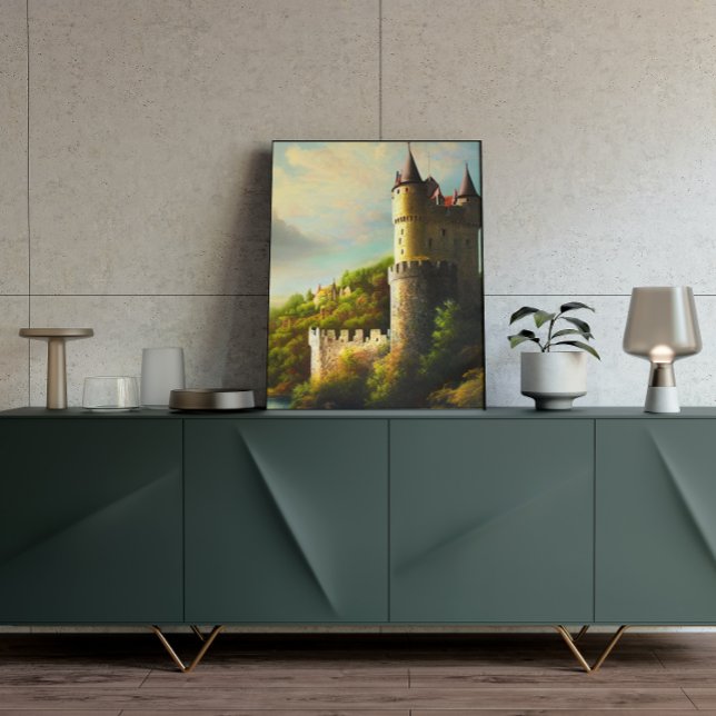 Póster Castle Digital Fantasy Art Poster #10 (Subido por el creador)