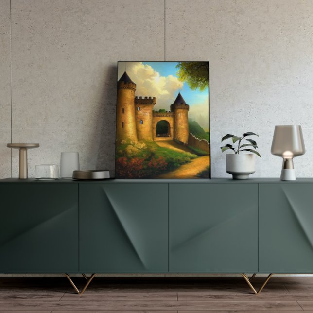 Póster Castle Digital Fantasy Art Poster #17 (Subido por el creador)