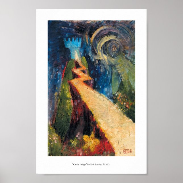 Póster Castle Indigo (Frente)