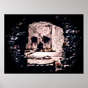 Póster Castle Skull