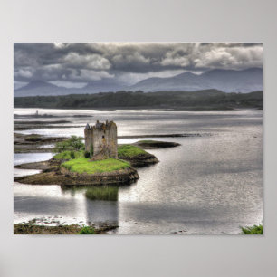 Póster Castle Stalker Appin Argyll Scotland