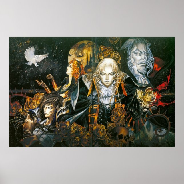 Póster CastleVania Vintage 8k (Frente)