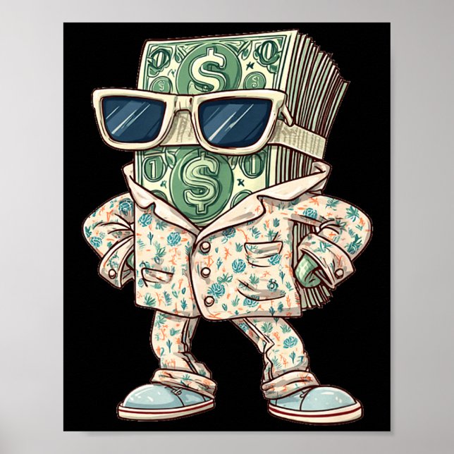 Póster Casual Money Sleepwear Costume For Cash Lovers  (Frente)