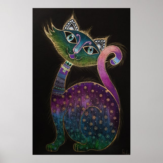 Póster Cat 7 - Lucky no 7 (Frente)