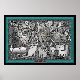 Póster Cat-A-Listers