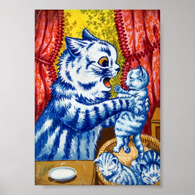 Póster Cat and Her Kittens (Frente)