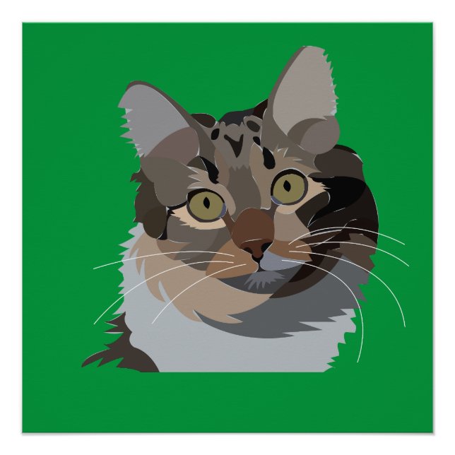 Póster Cat Animal Mascota Lover (Anverso)