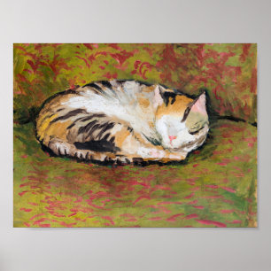 Póster Cat, August Macke Poster