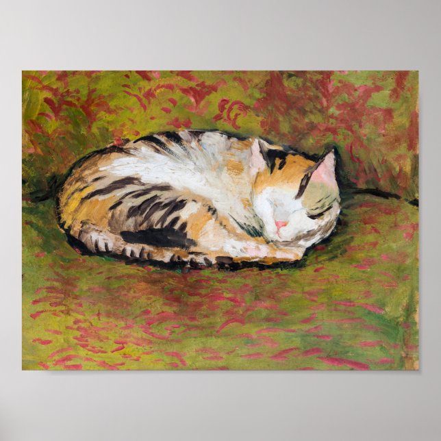 Póster Cat, August Macke Poster (Frente)