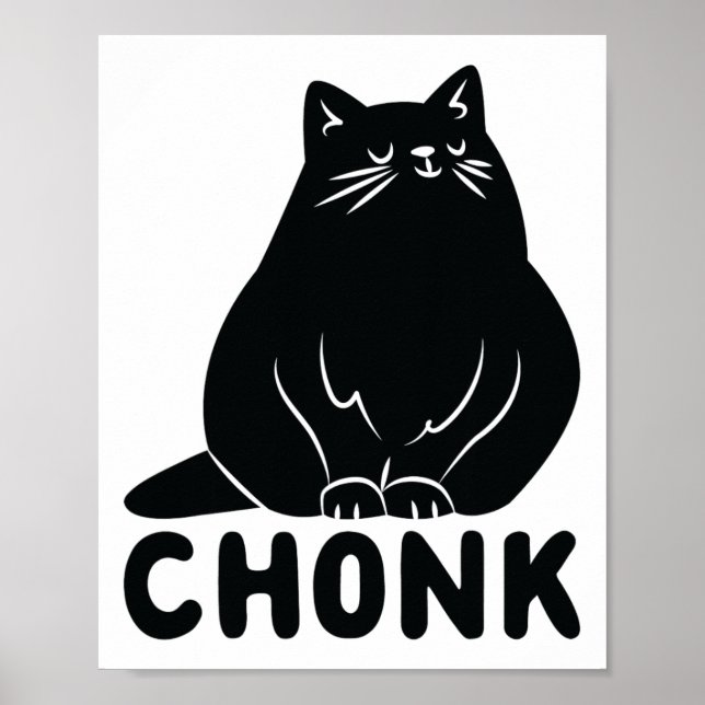 Póster Cat Chonk (Frente)