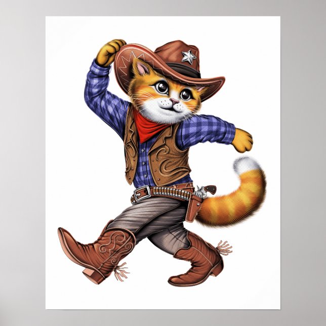 Póster Cat Cowboy (Frente)