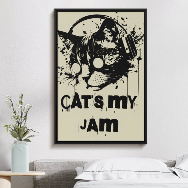 Póster Cat es mi mermelada, divertido y moderno gato de m (Subido por el creador)