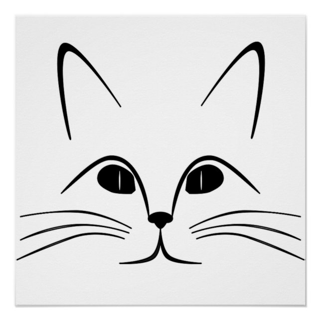 PÓSTER CAT FACE (Anverso)
