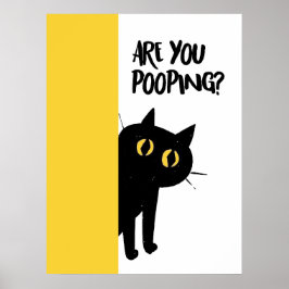 Póster Cat | Funny & decorative Poster 