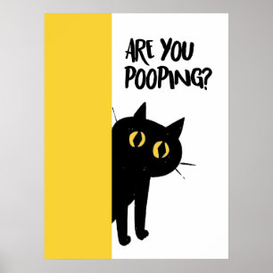 Póster Cat   Funny & decorative Poster 