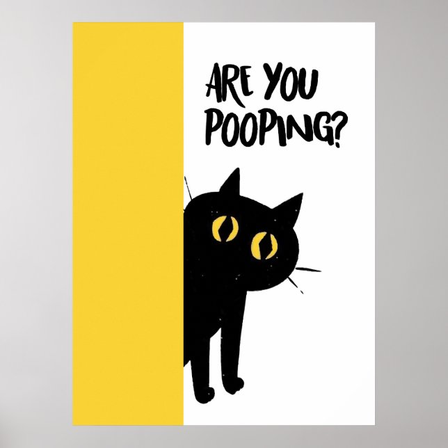 Póster Cat | Funny & decorative Poster  (Frente)