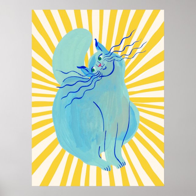 Póster Cat | Funny & decorative Poster (Frente)