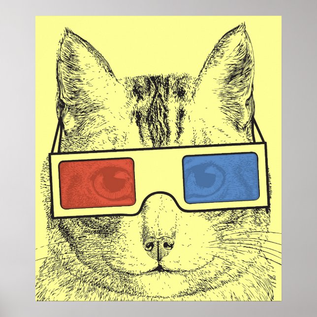 Póster Cat Funny Poster (Frente)