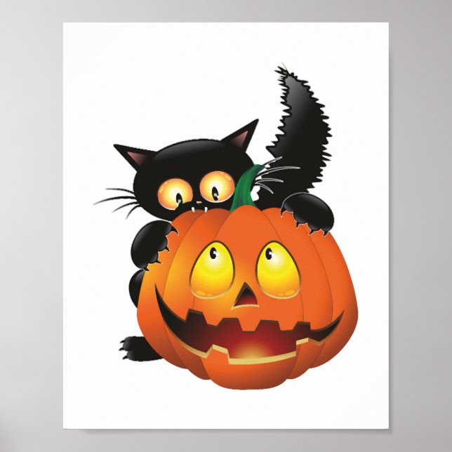 PÓSTER CAT HALLOWEEN (Frente)