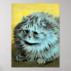 Póster Cat, Louis Wain