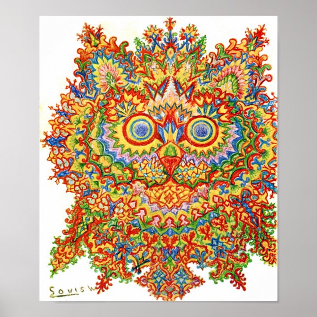 Póster Cat, Louis Wain (Frente)