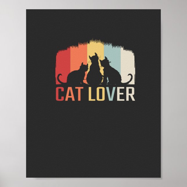 Póster Cat Lover (Frente)