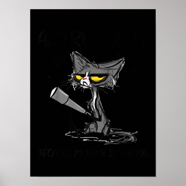 Póster Cat Lover Gift | Regalo Para Gato Perenne (Frente)