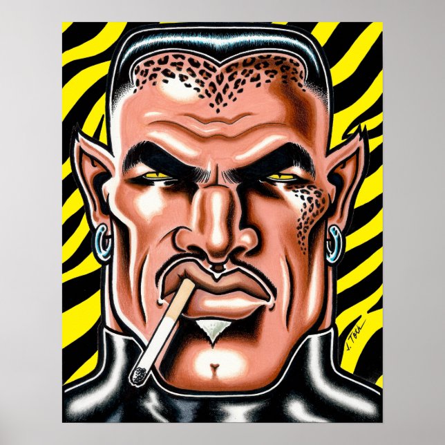 Póster Cat-Man from the Moon (Frente)