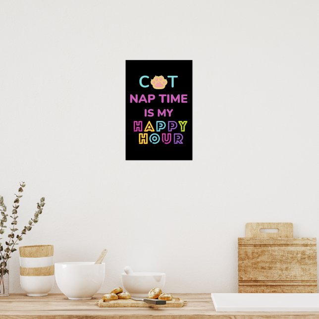 Póster CAT NAp TIME (Cocina)