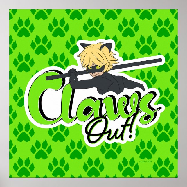 Póster Cat Noir | ¡Clawout! (Frente)