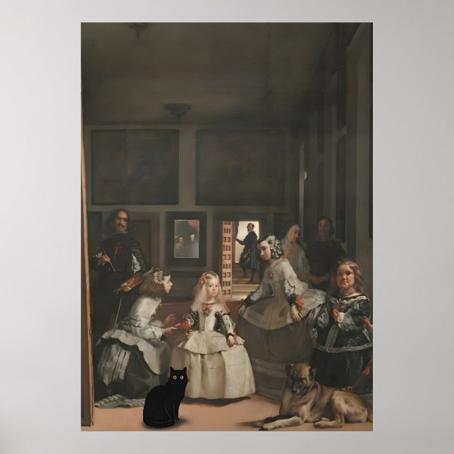 Póster Cat Poster Meninas (Frente)