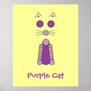Póster CAT púrpura