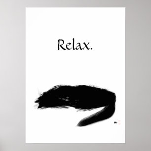 Póster Cat Relax Poster