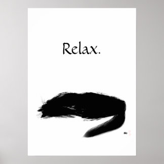 Póster Cat Relax Poster